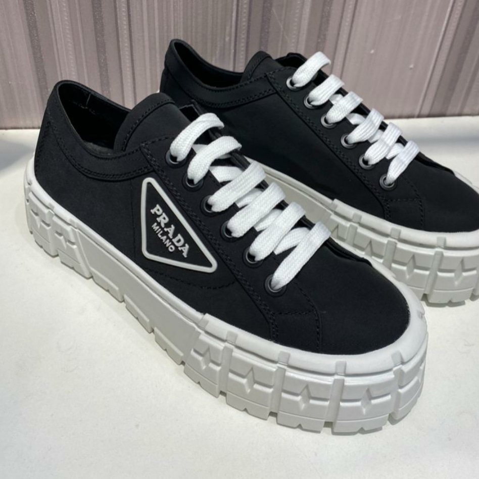 Tênis Prada Double Wheel Nylon 