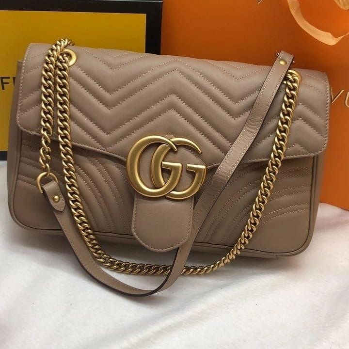 Bolsa Gg Marmont  Nude 