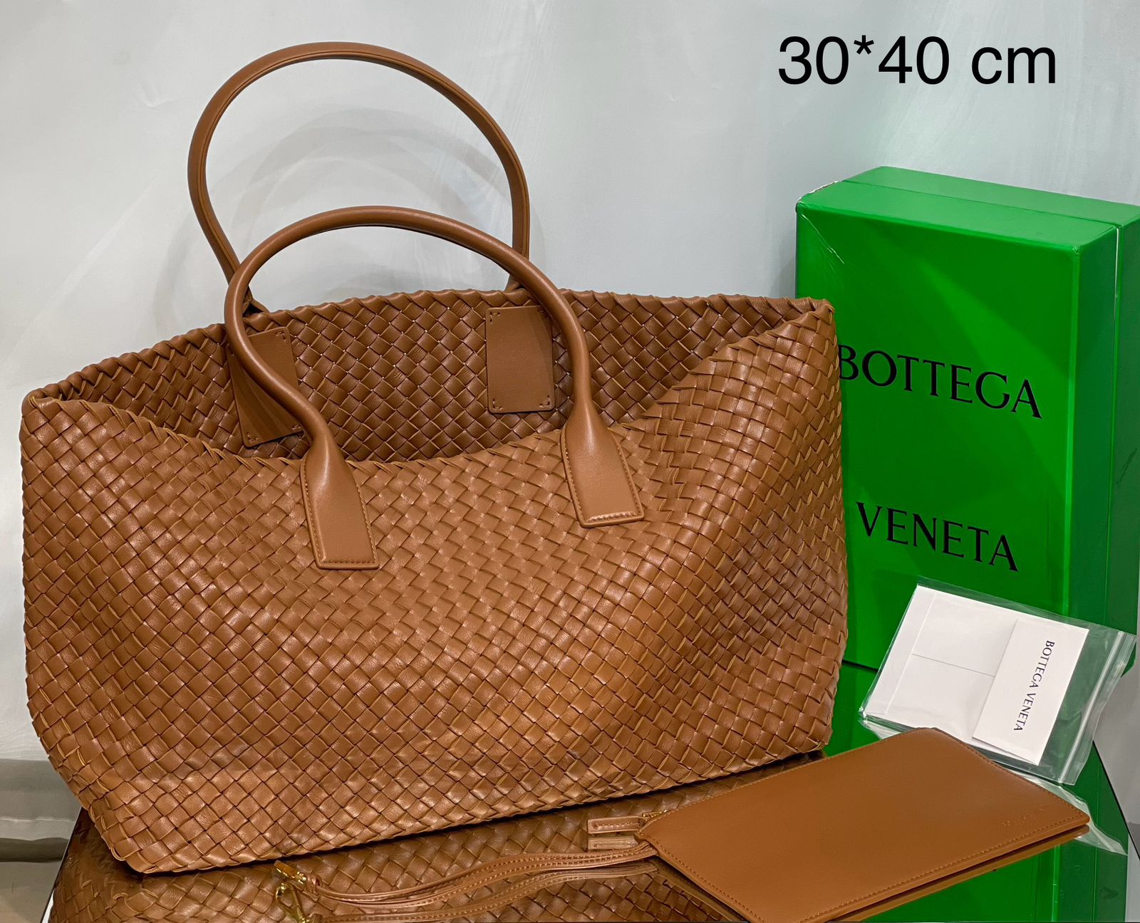 Bolsa Bottega de couro
