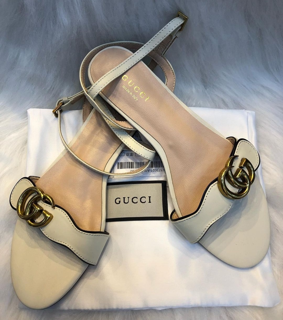 Sandália Gucci Nude 