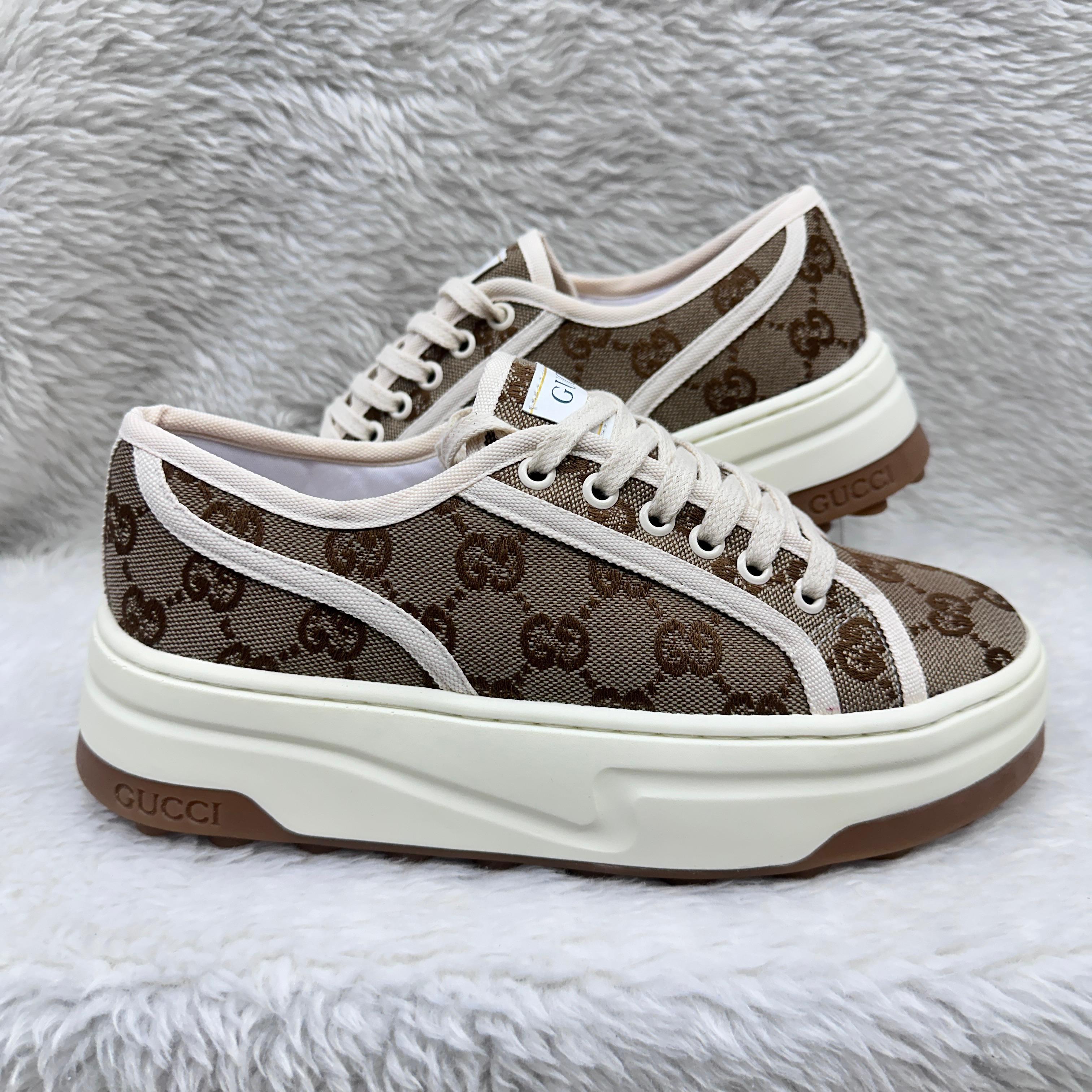 Tênis Gucci Premium Marrom