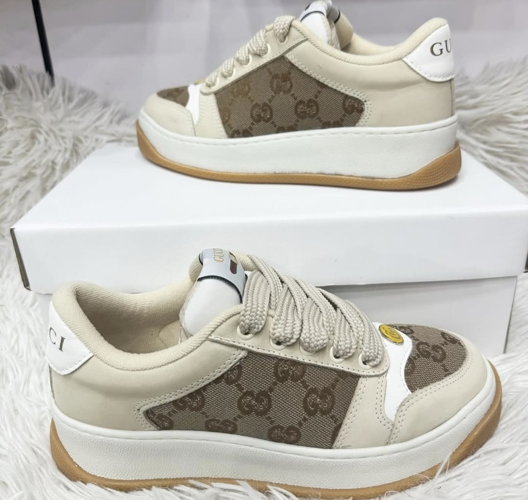 Tênis Gucci Nude 