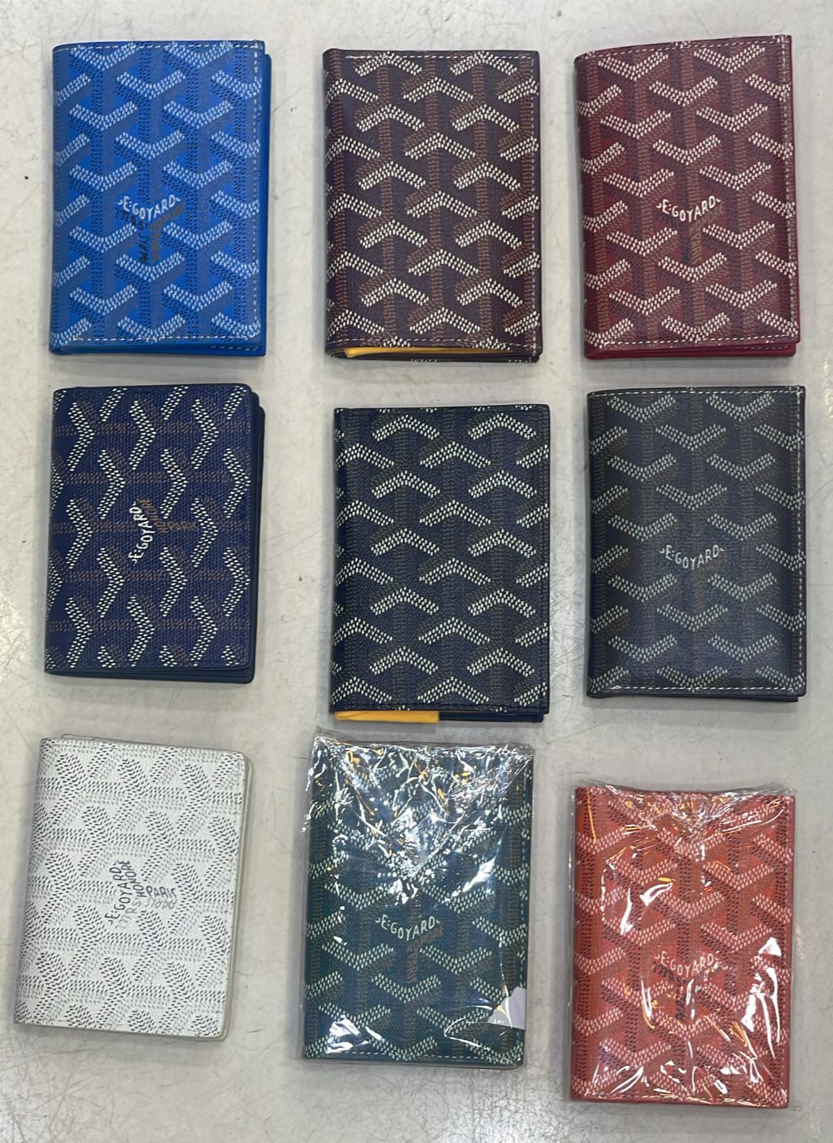 Carteira Goyard em couro 