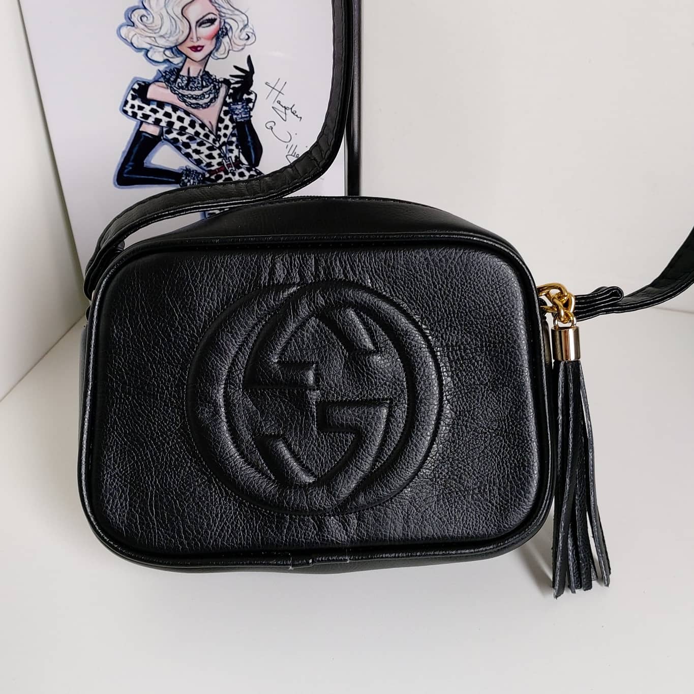 Bolsa Gucci soho disco preta