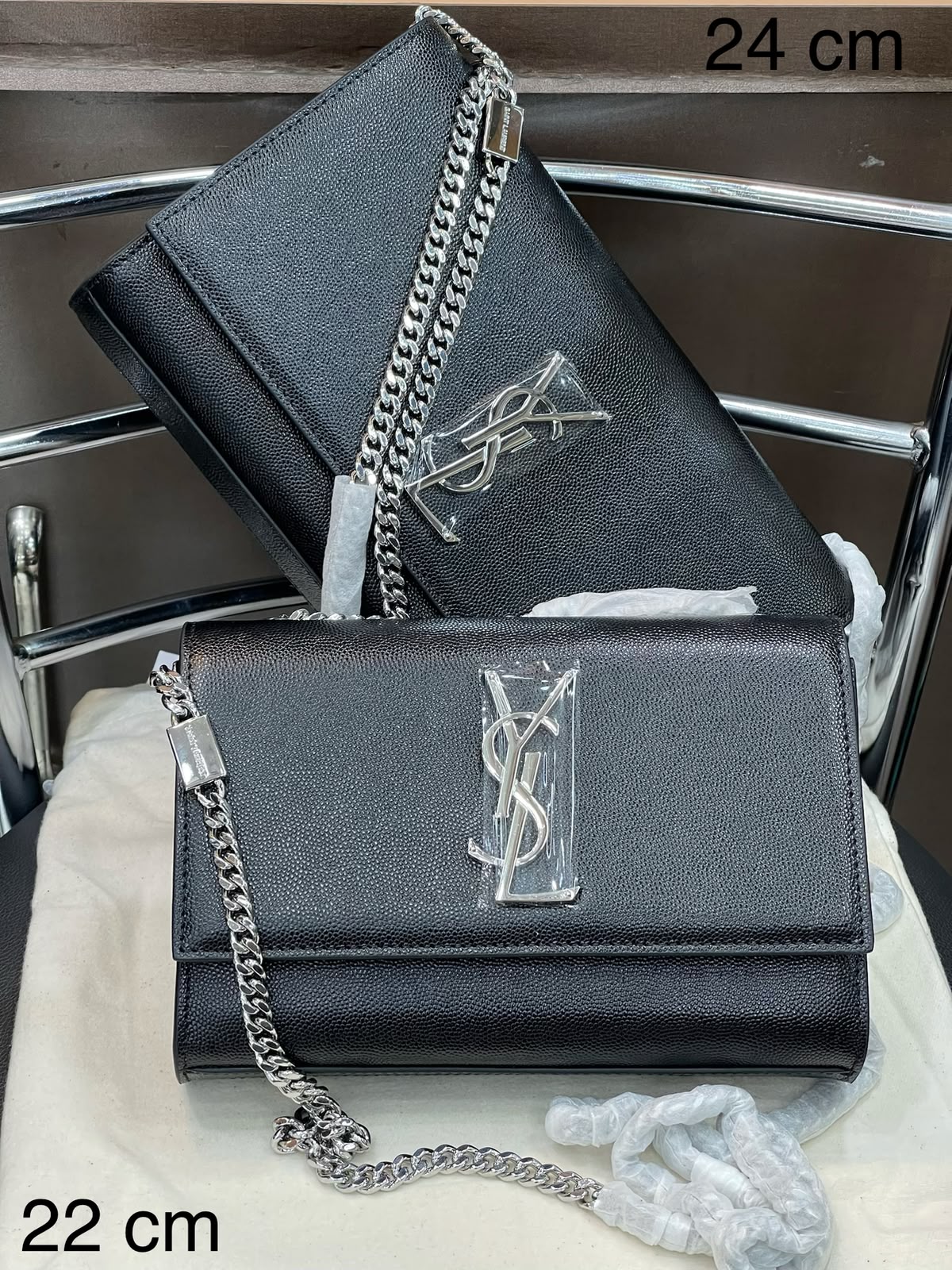 Bolsa YSL Kate Preta