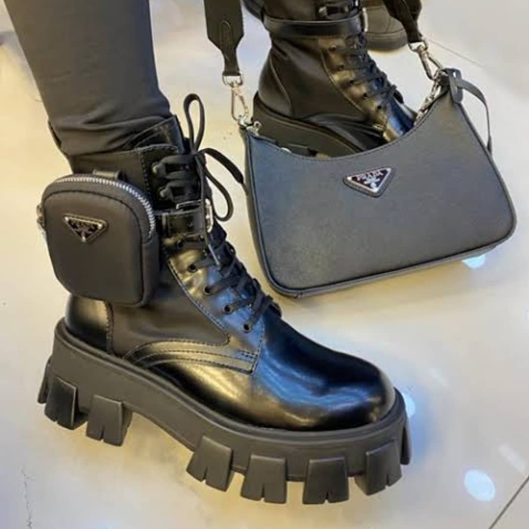Bota Prada tratorada 