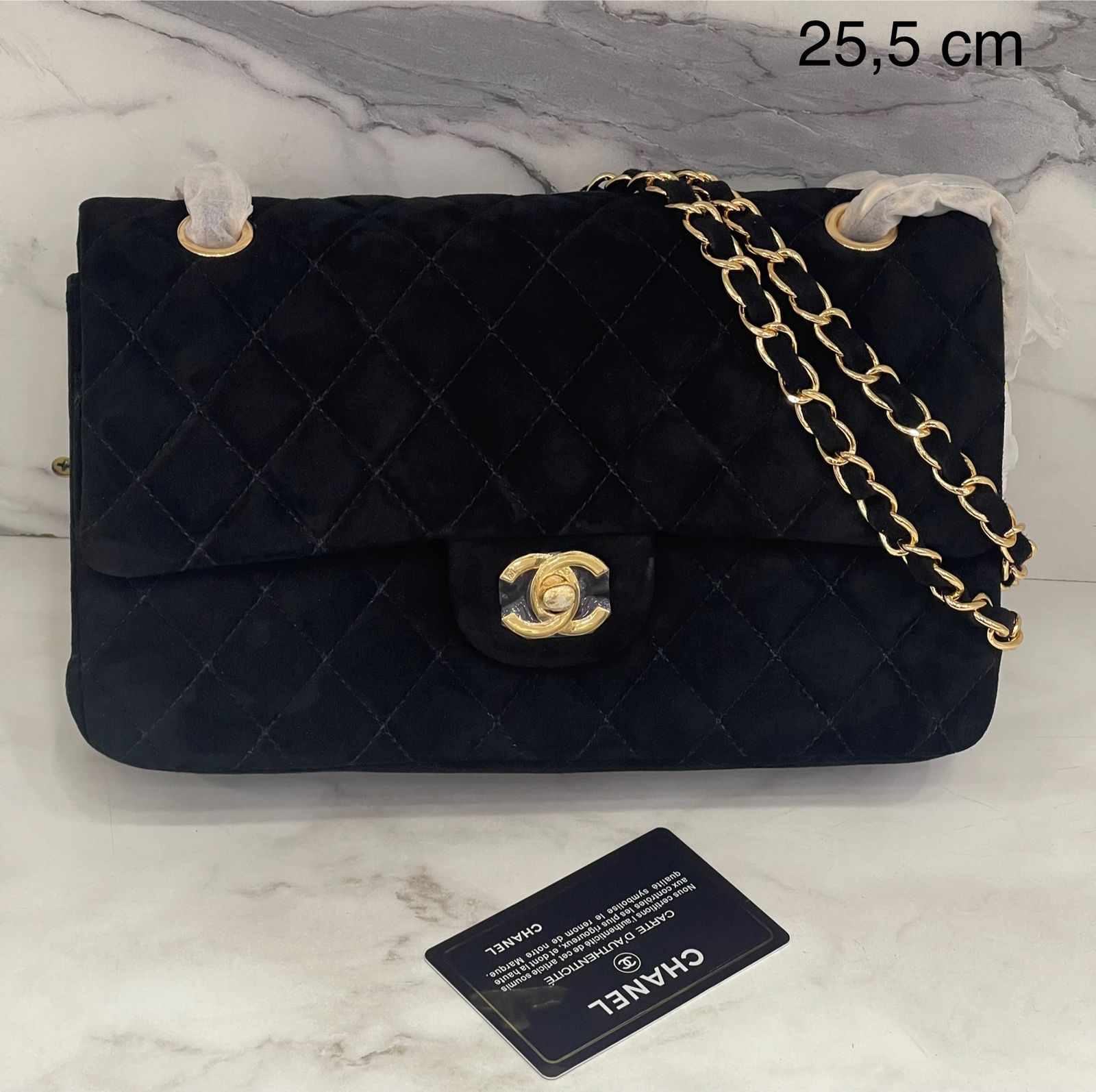 Bolsa Chanel Veludo M