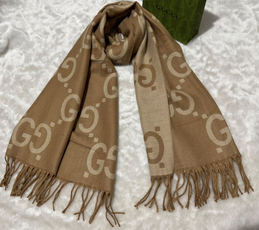Pashimina Gucci marrom