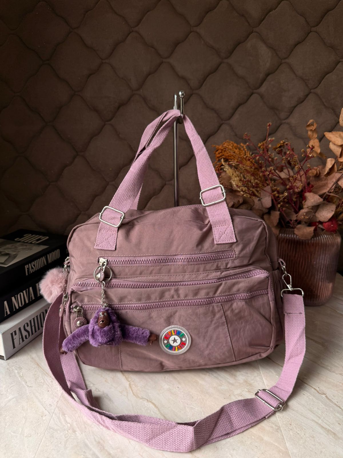 Bolsa Kipling Lilás 