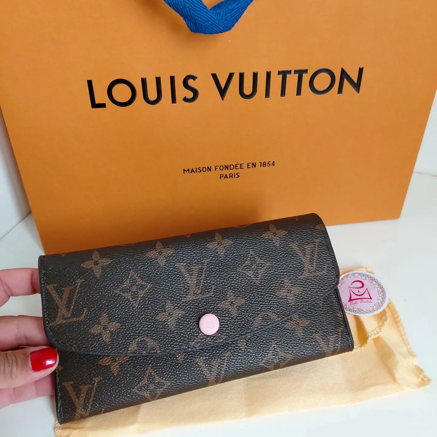 Carteira Louis Vuitton colorida